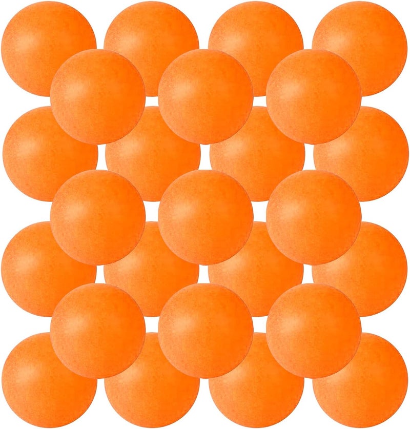 SEEVOR 28 Pcs Balls Table Tennis Balls 40mm Color Plastic Balls Bulk Washable Small Game Balls for Party Decoration Handcrafted Art Carnival Pool Games - Image 1